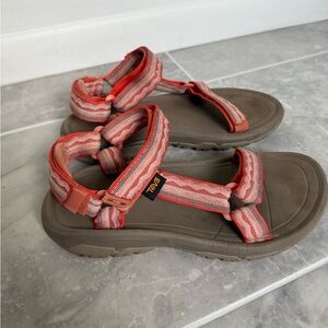 Teva Salmon and Dusky Sandals
